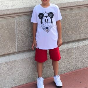 Little XO Kings Mickey Tee